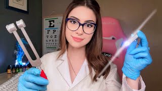 ASMR The MOST Detailed Cranial Nerve Exam ON YOUTUBE 👩‍⚕️ Doctor Roleplay Ear Eye amp Hearing Test [upl. by Illil]