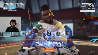 DAFRAN INSANE BAPTISTE OVERWATCH 2 GAMEPLAY SEASON 10 TOP 500 [upl. by Breanne313]