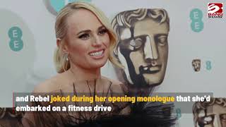 Rebel Wilson jokes she lost weight ‘to get the attention of Robert Pattinson’ at BAFTAs [upl. by Clute282]