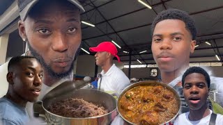 First Cookout In St Vincent🇻🇨Jamaican style🇯🇲  Street Food amp City Tour​⁠ wth Vincy Vybes [upl. by Eenobe]