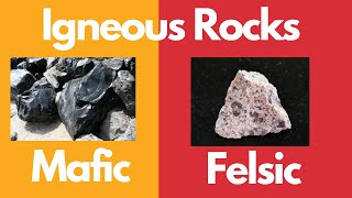 Igneous RocksExtrusiveIntrusiveMaficFelsic [upl. by Lemhaj737]