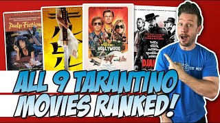 All 9 Quentin Tarantino Films Ranked w Once Upon a Time in Hollywood [upl. by Panther]