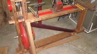 The Foot Powered Treadle Lathe [upl. by Pangaro60]