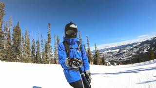 Skiing Breckenridge Peak 10 Cimarron Black Diamond [upl. by Anthia]