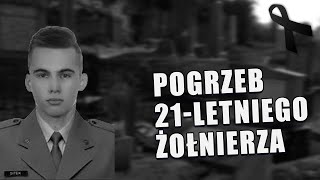 Pogrzeb 21letniego żołnierza W całym kraju zawyły syreny [upl. by Elissa]