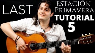 TUTORIAL 5 VICENTE AMIGO  ESTACIÓN PRIMAVERA [upl. by Anairt]