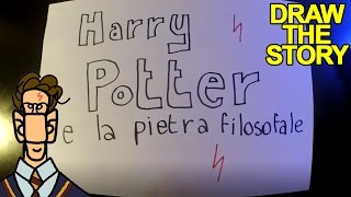 HARRY POTTER E LA PIETRA FILOSOFALE in 6 minuti  Draw The Story [upl. by Harutak]