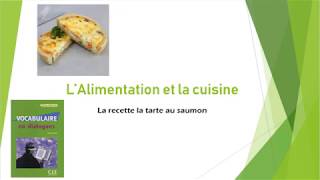 la recette de la tarte au saumon [upl. by Anirec422]