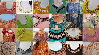 Trendy Neck Designs 2024  Gale Ke Design 2024  Neck Design with lace  New Neck Design 2024 [upl. by Lseil435]