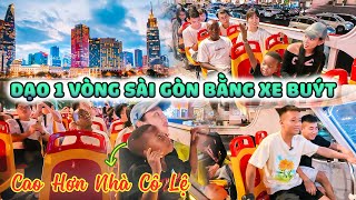 Quang Linh Vlogs  Nhà Nào Cũng Cao Hơn Nhà Cô Lệ  Trải Nghiệm Dạo 1 Vòng TPHCM Trên Xe Buýt 2 Tầng [upl. by Ecirtnas]