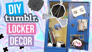 DIY Tumblr Locker Decor  Dana Jean [upl. by Lekar]