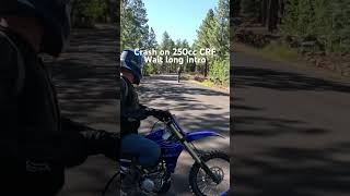 Crash on 250cc CRF [upl. by Norabal151]