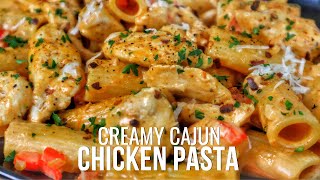 Addictive Creamy Cajun Chicken Pasta Recipe [upl. by Atteuqahs]