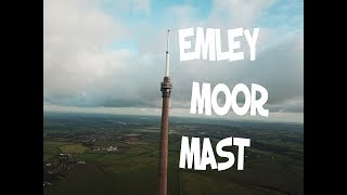 Emley Moor Mast  Up close with the drone [upl. by Thamora222]