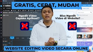 3 Website Untuk Editing Video Secara Online  GRATIS CEPAT DAN MUDAH [upl. by Riggs]