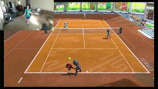 streaming till i get infinity rank in nintendo switch sports tennis [upl. by Manoop477]