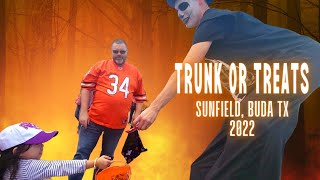 Toddlers First Time Trunk or Treating at Sunfield Buda Texas 2022 [upl. by Chyou]