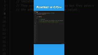 Pointers in CC clanguage cplusplus cdevelopment codinginc cprogramming pointersinc [upl. by Tella]