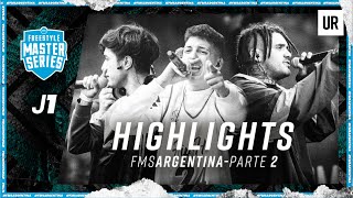 LAS MEJORES RIMAS DE FMSARGENTINA 2022  Jornada 1 l Parte 2  Urban Roosters [upl. by Hagood243]