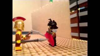 Achilles and the Trojan War in LEGO [upl. by Kiryt457]