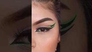 Easy graphic eyeliner tutorial eyelinertoturial eyelinnerhack shorts [upl. by Aicekan]