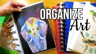 How to Store Your Artwork  Organizing My Art [upl. by Leodora356]