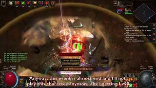 POE 322 Krangled Passives Event with Gladiator Corrupting Fever quick video update [upl. by Aneres790]