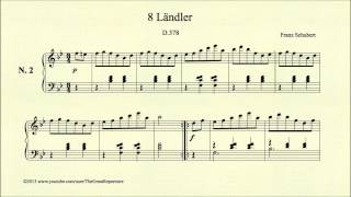 Schubert 8 Ländler D 378 No 2 [upl. by Solomon]