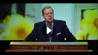 Elder Holland BYU Musket Fire Speech a small clip only [upl. by Rosenberg]