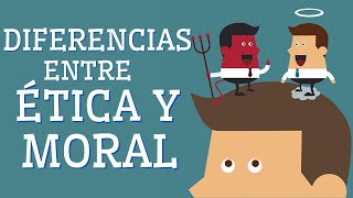 Ética y moral ¿Cuáles son sus DIFERENCIAS Con ejemplos🤔 [upl. by Roeser]