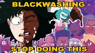 👧🏻🧒🏿 BLACKWASHING ANIME IS REAL👧🏻🧒🏿 Covering the blackwashing crisis on Twitter [upl. by Heiskell]