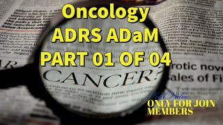 71 TOPIC OUTOF 150  ONCOLOGY ADRS ADaM PART 01 OF 04 [upl. by Yadroc]