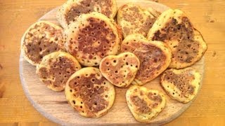 Homemade Crumpets Recipe  MYVIRGINKITCHEN [upl. by Korff205]