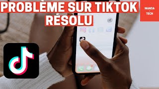 Impossible de liker ou sabonner à un compte sur Tiktok  Voici comment résoudre ce problème [upl. by Sina]