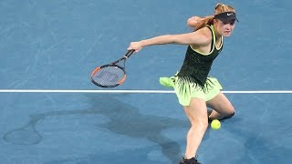 2017 Brisbane International Quarterfinals  Angelique Kerber vs Elina Svitolina  WTA Highlights [upl. by Einre659]