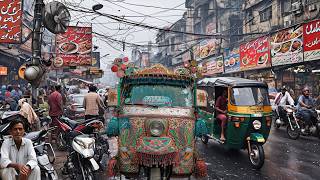 🇵🇰 Lahore Pakistan 4K Walking Tour on Vibrant Mazang Road [upl. by Mano]