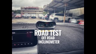 P18 ROAD TEST  off road INCLINOMETER  RICO Instrument [upl. by Aikaz]