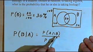 Conditional Probability part 1 12818a [upl. by Edlun]