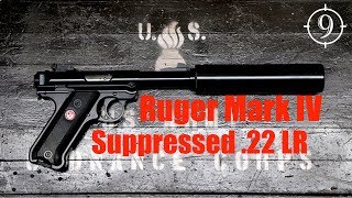 Ruger Mark IV Tactical Suppressed 22LR Review Hitmans Krugermeier 22 pistol [upl. by Bink]