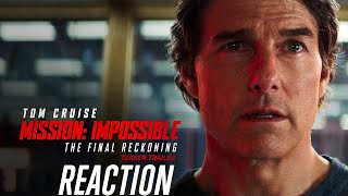 MISSION IMPOSSIBLE THE FINAL RECKONING  TRAILER REACTION  IS THE LAST IN THE SERIES [upl. by Mahgirb]