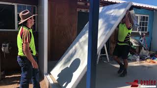 Structural Insulated Panel House Extension Timelapse [upl. by Mccarthy]