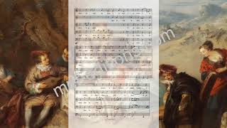 JeanPhilippe Rameau  Tendre amour pour choeur à 4 voix mixtes [upl. by Ernald]