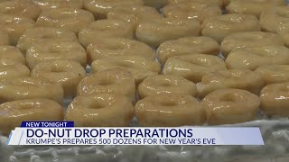 Donut shop in Hagerstown prepares 500 dozens of donuts before New Years Eve Donut Drop [upl. by Hametaf]