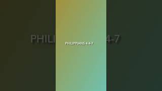 Bible Verse  Philippians447 NKJV Jesus Love BibleverseFaith [upl. by Norbert]