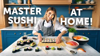 How to Make Perfect Sushi Rolls at Home A StepbyStep Guide [upl. by Aenat862]