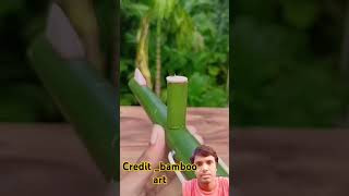 Bamboos Art 🎭 satisfying bamboo fireworks bambooart slingshots funny bamboogun comedyvideos [upl. by Narcis]