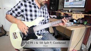 Bare Knuckle Pickups Official PJ Bass Pickup demonstration [upl. by Lladnarc]