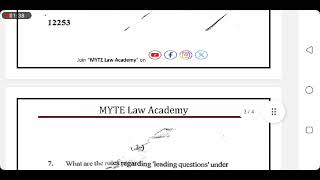 Law Of Evidence K5003 2023  CCSU LLB 5th Semester  MYTE Law Academy [upl. by Nsaj]