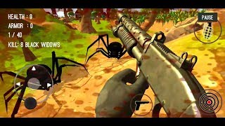 Spider Hunter Amazing City 3D 22 SPIDERS 78  AndroidiOS Gameplay [upl. by Enaoj711]