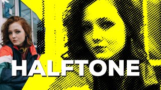 How to convert image to halftone  Inkscape [upl. by Nilla]